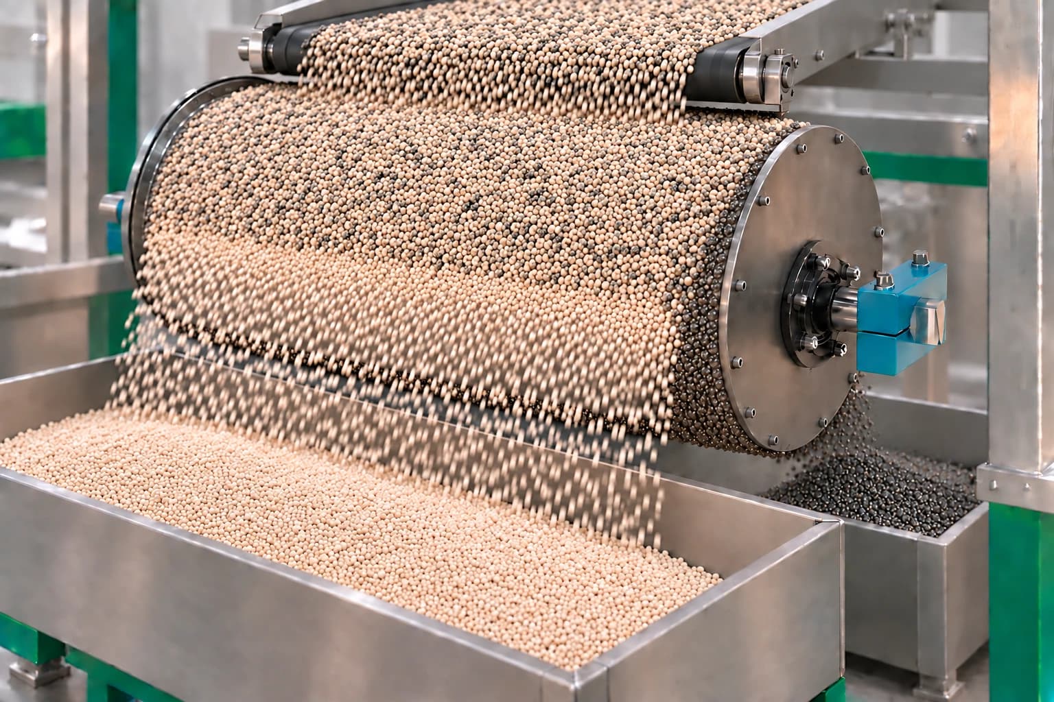 Technical visualisation of recover metal continuously