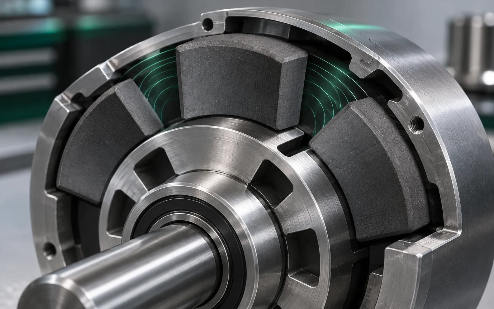 Technical visualisation of build force into a compact assembly